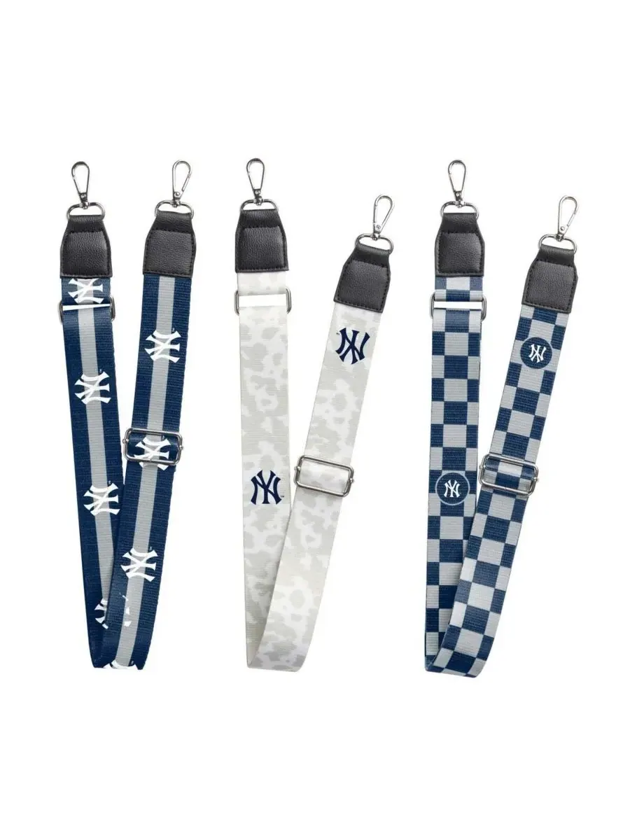 Набор из 3 ремней для сумок New York Yankees Logo Brands — 1