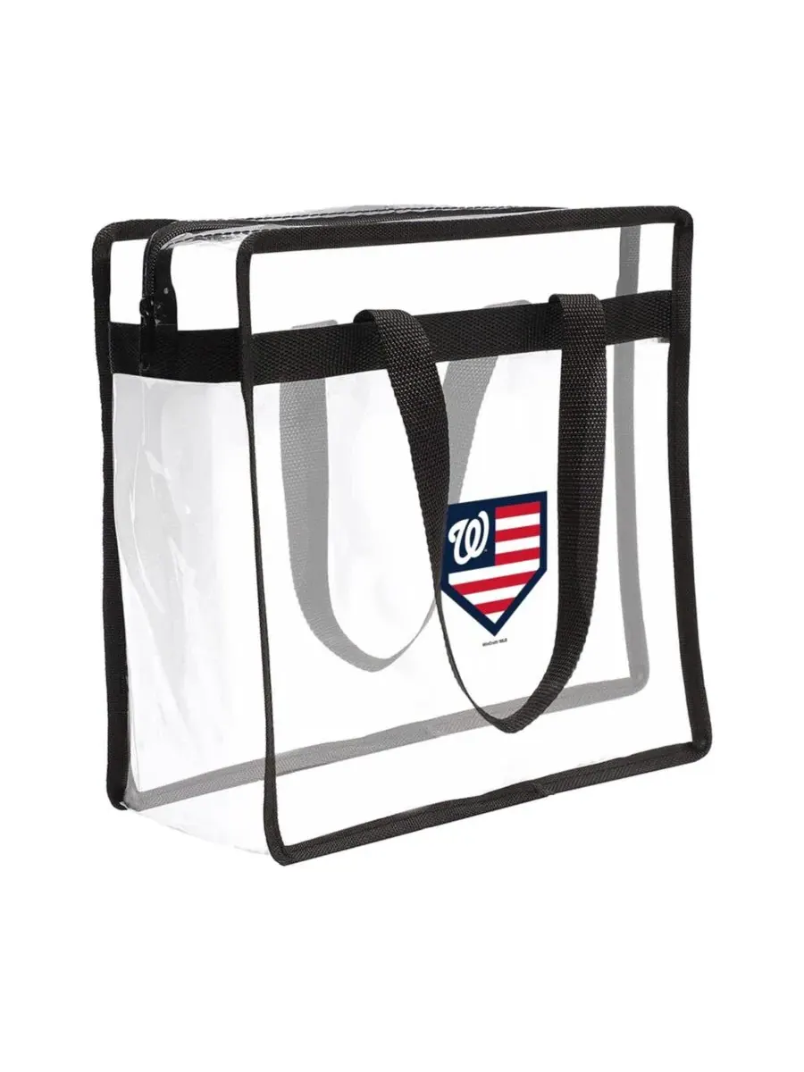 Сумка-шопер прозрачная Washington Nationals Clear Tote Bag Wincraft