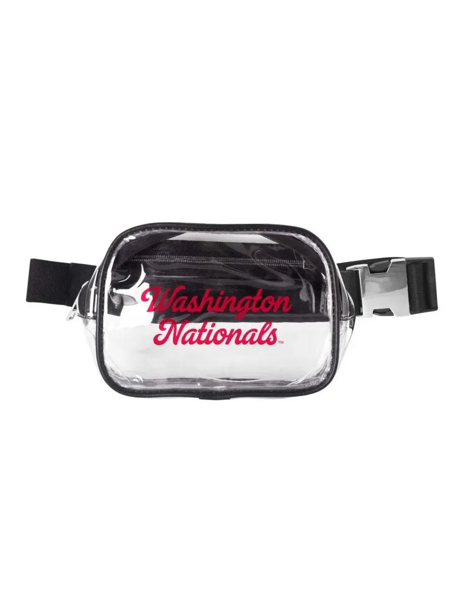 Logo Brands Прозрачная поясная сумка Washington Nationals — 1