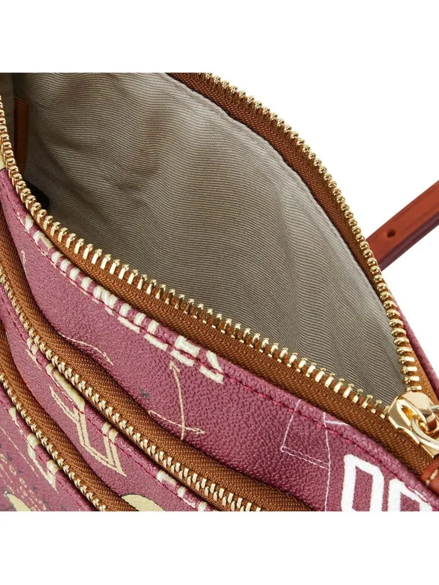 Сумка-шопер с принтом Florida State Seminoles Halftime Triple Zip Dooney & Bourke — 2