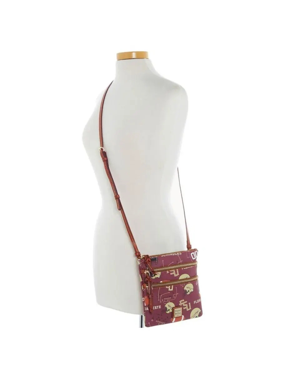Сумка-шопер с принтом Florida State Seminoles Halftime Triple Zip Dooney & Bourke — 3