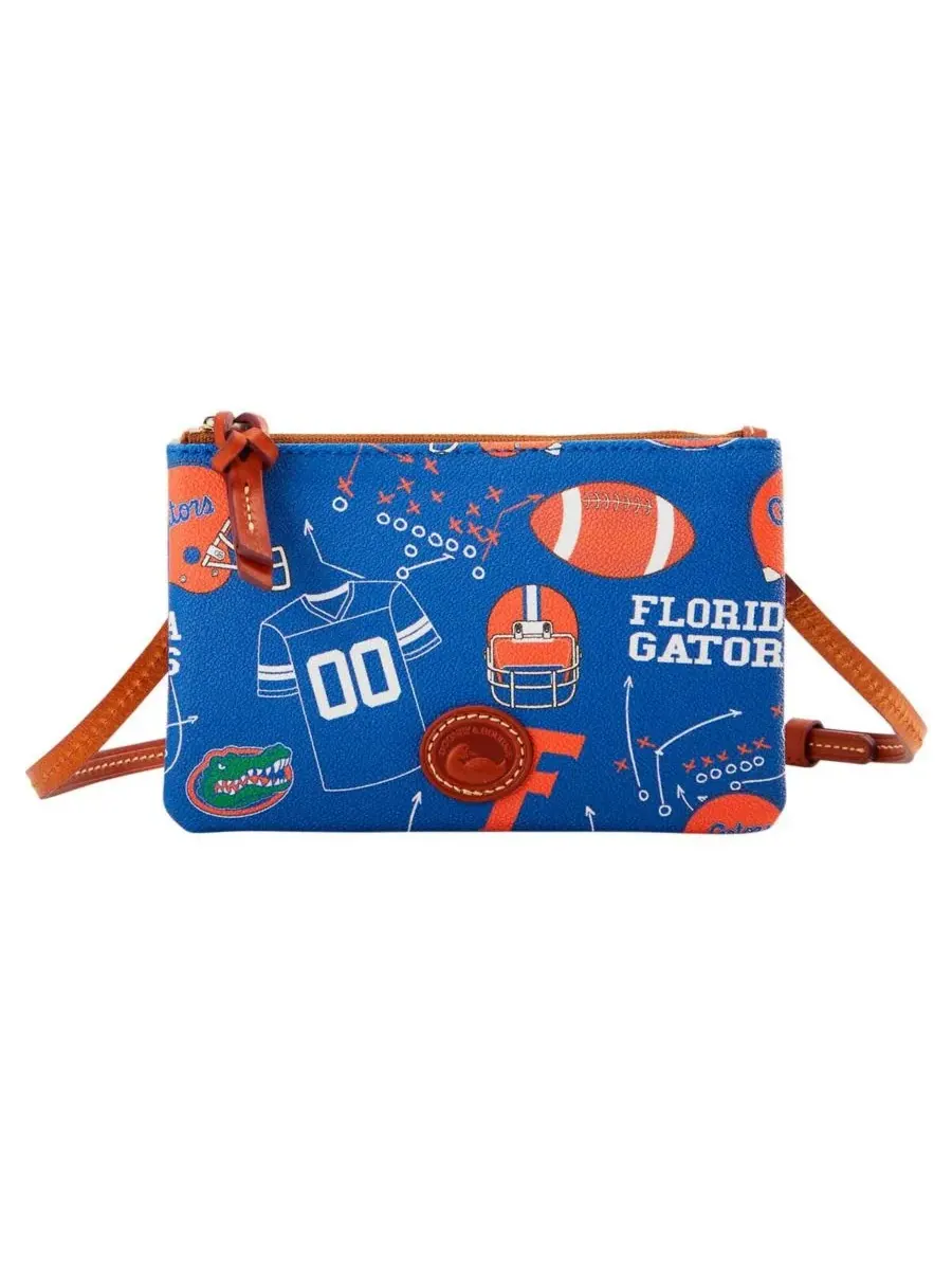 Dooney & Bourke Сумка через плечо с застежкой-молнией Florida Gators Top Zip Crossbody Pursue — 1