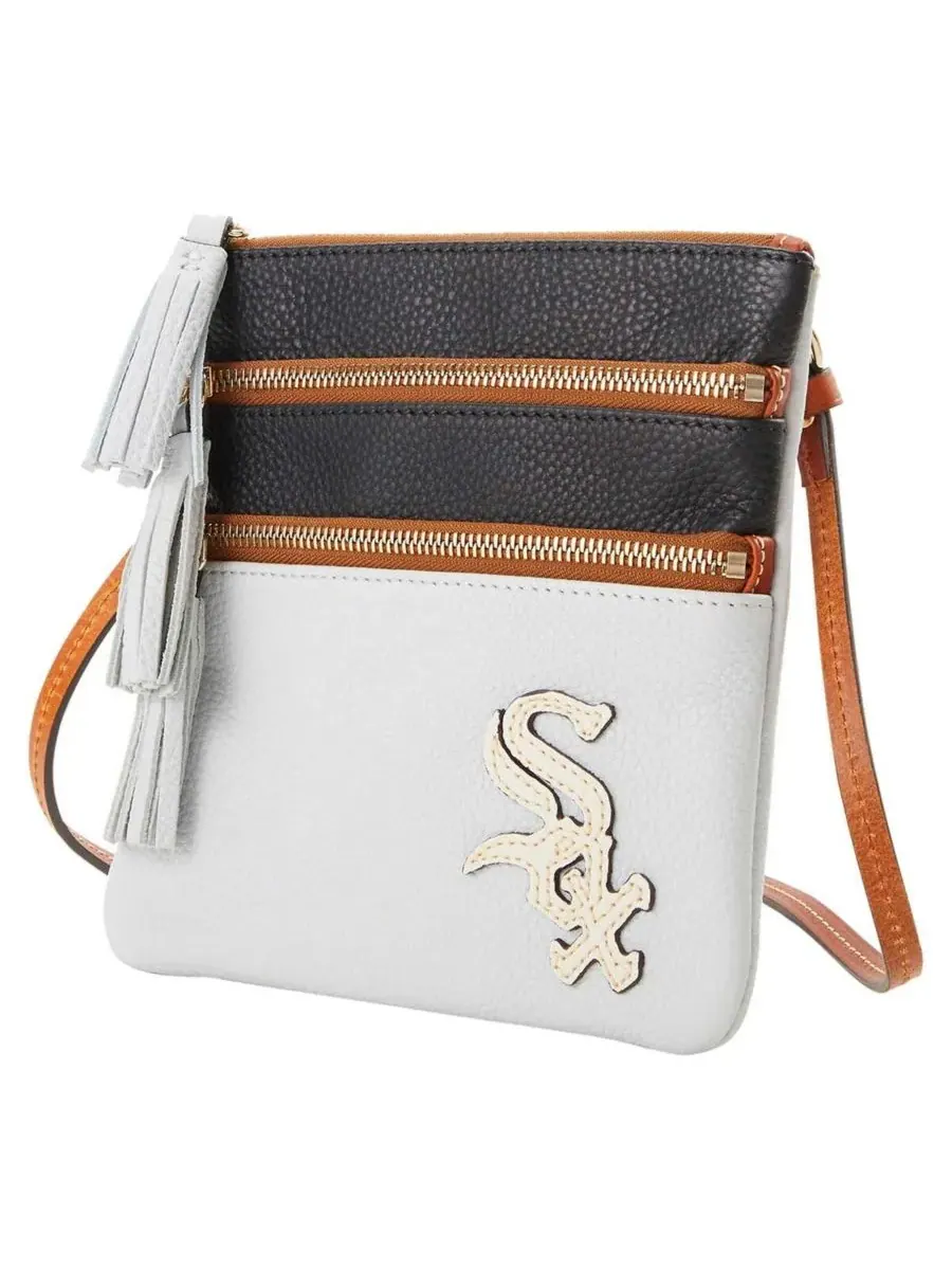 Dooney & Bourke Сумка через плечо с тройной застежкой-молнией Chicago White Sox Infield
