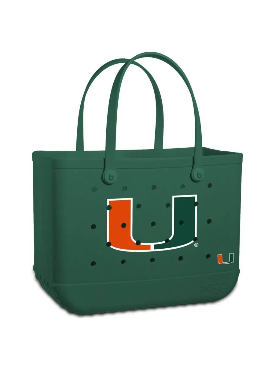 Сумка-шопер с принтом, модель Miami Hurricanes Bogg Bag — 1