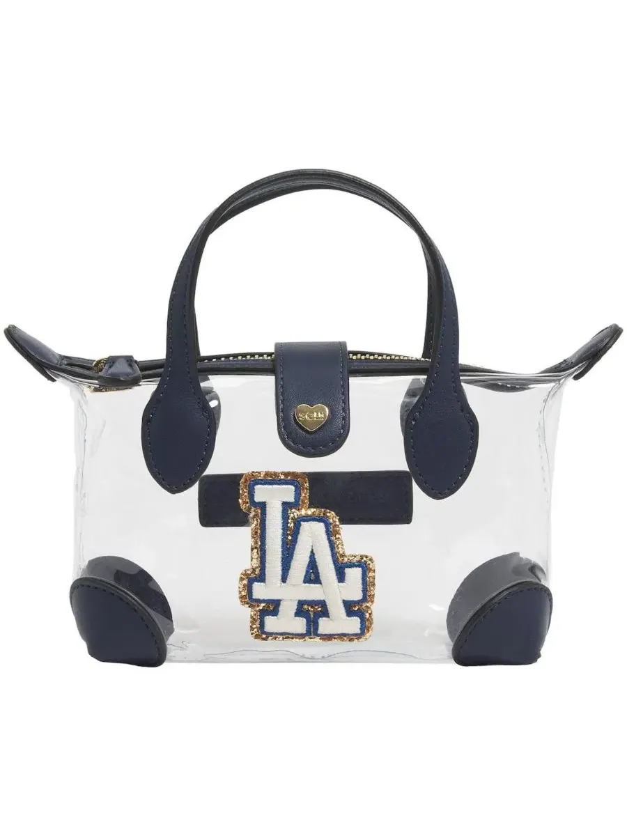 Сумка-кроссбоди прозрачная с вышивкой Stoney Clover Lane, Los Angeles Dodgers — мульти