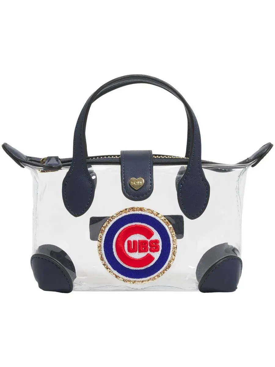 Прозрачная сумка-кроссбоди с вышивкой Chicago Cubs Stoney Clover Lane — мульти