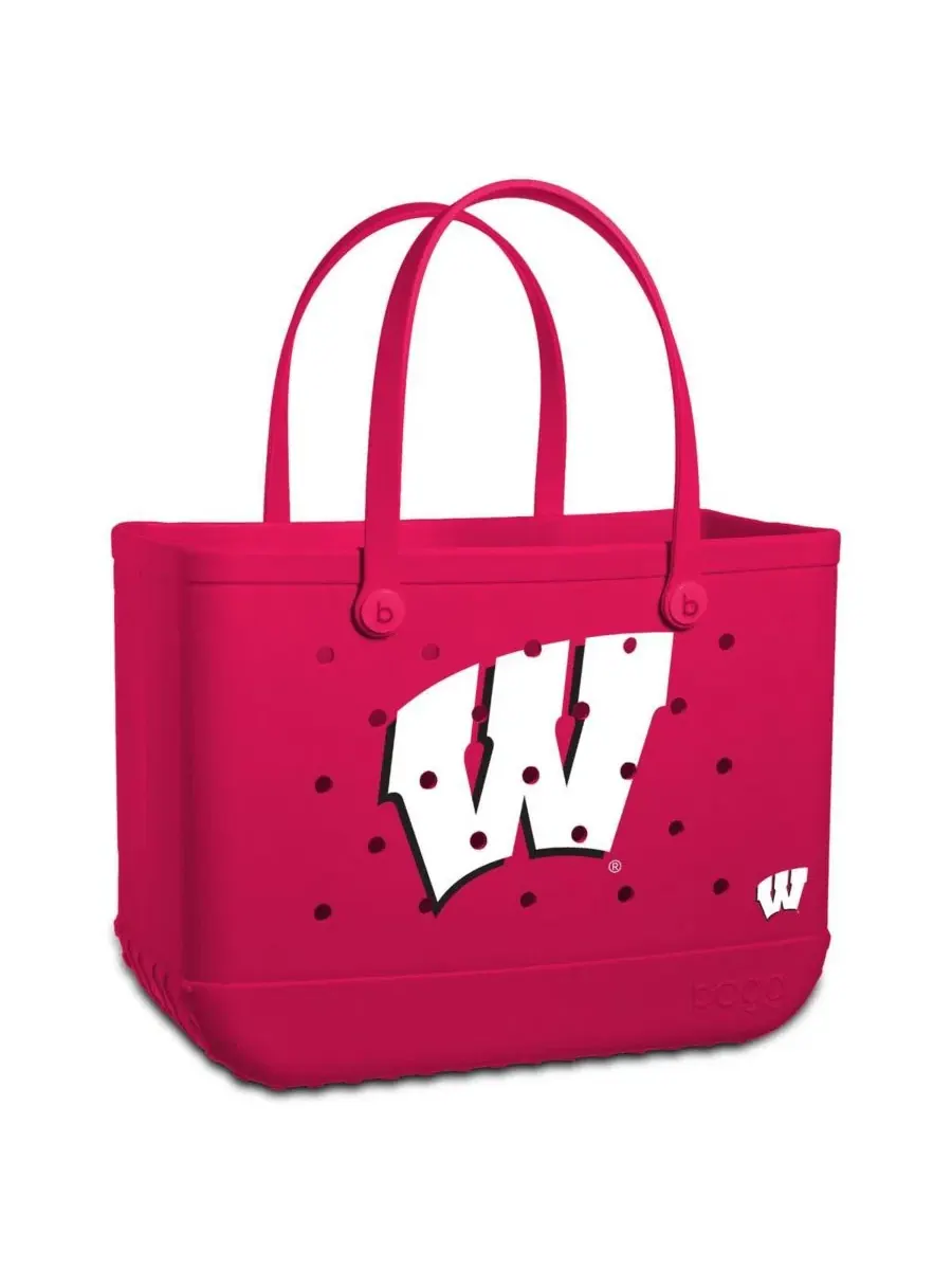 Водонепроницаемая сумка-шопер с логотипом команды Wisconsin Badgers Bogg Bag — 1