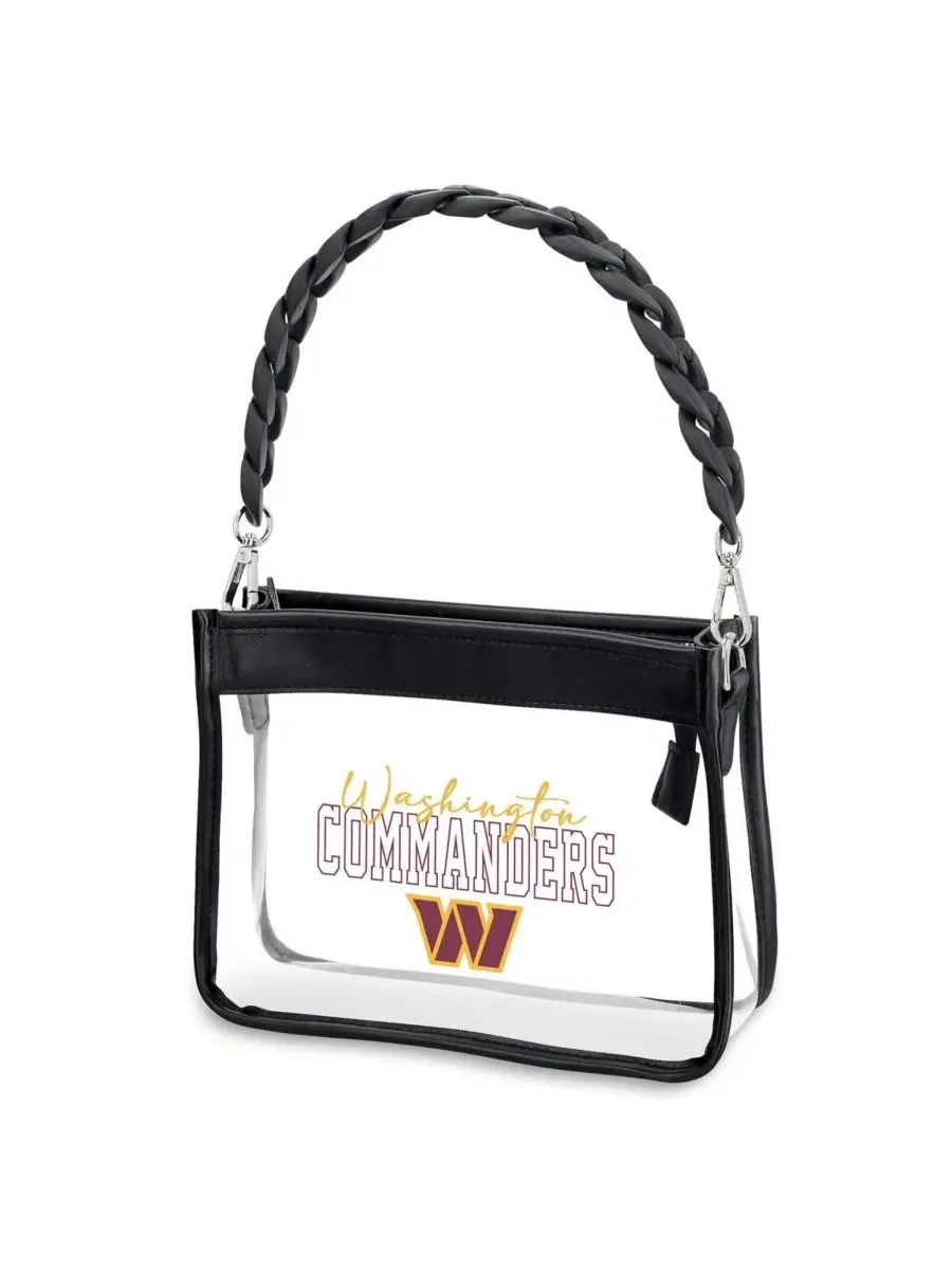 Миниатюрная сумка через плечо Washington Commanders с пластиковой цепочкой Wear By Erin Andrews — 3