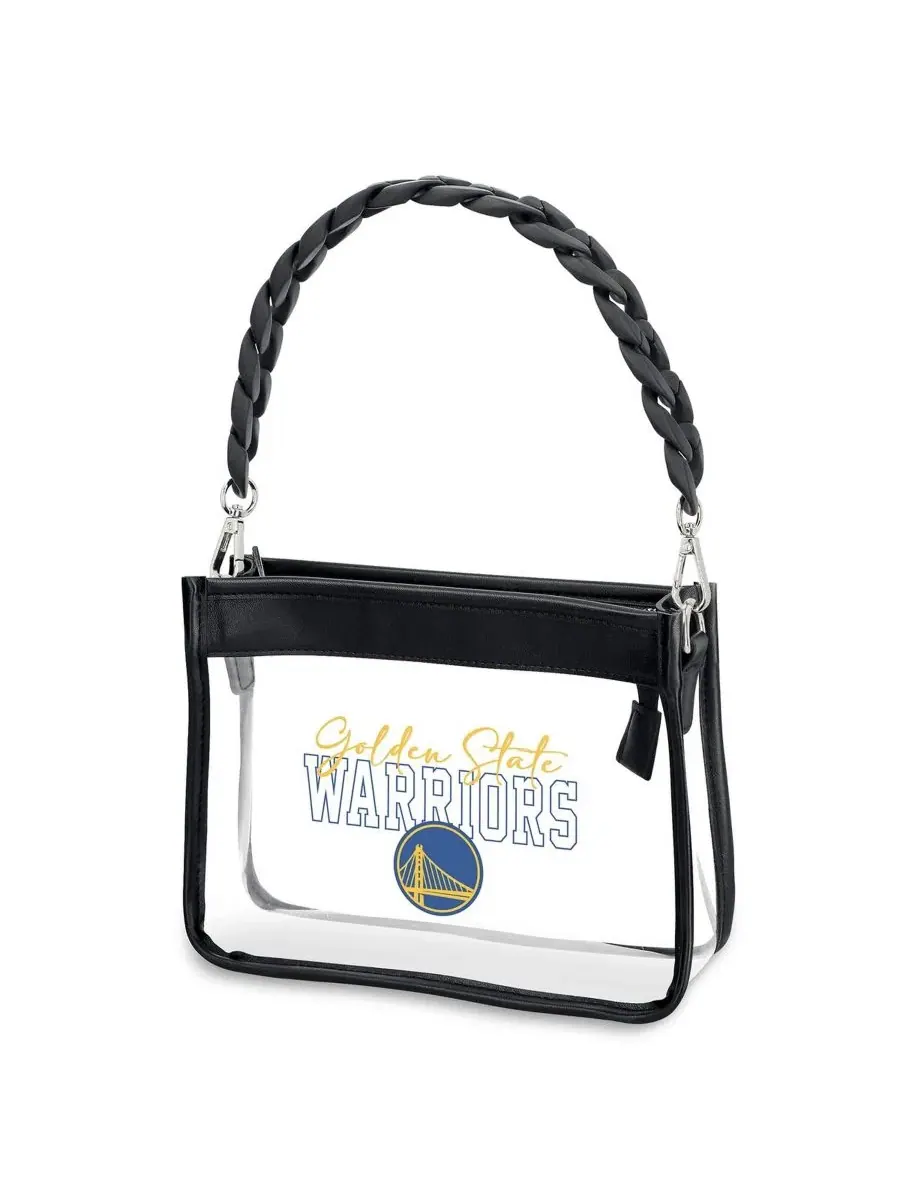 Прозрачная сумка-кроссбоди Golden State Warriors, пластик, с тиснением WEAR by Erin Andrews — 3