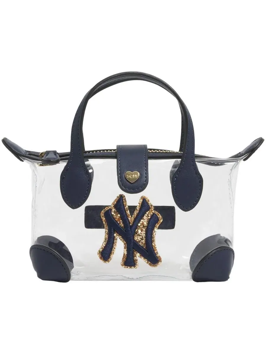 Прозрачная сумка-кроссбоди с вышивкой New York Yankees Stoney Clover Lane — мульти