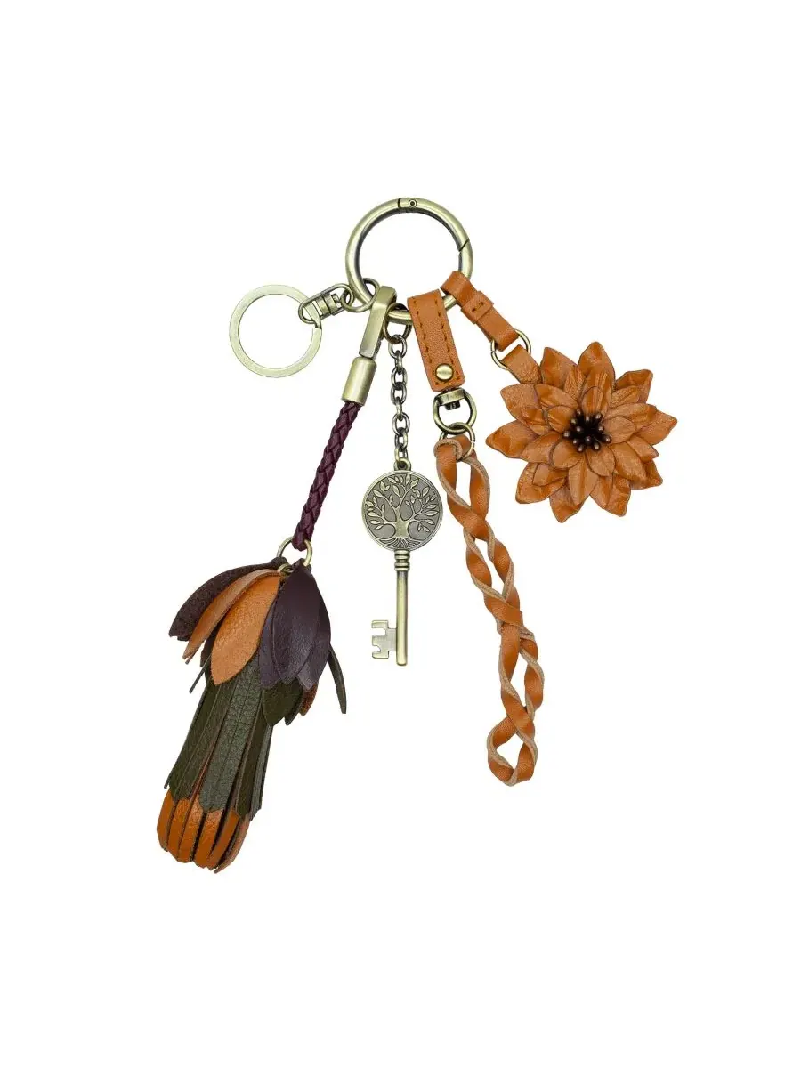 Подвеска для сумки из кожи с декором Nordic Nordic Leather Multi Bag Charm Patricia Nash — изображение 1 из 3, мульти