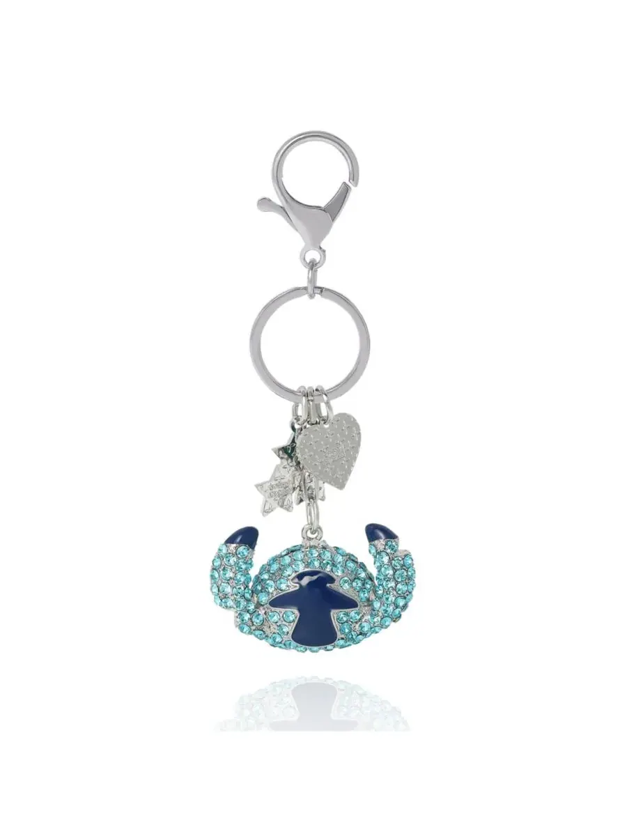 Брелок с кристаллами Stitch Pave, украшенный подвесками в виде сердечек и звездочек Disney — изображение 7 из 8
