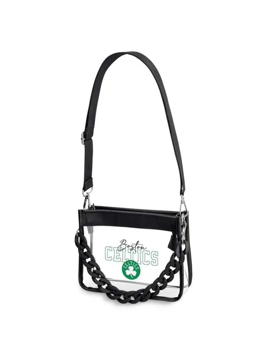 Мини-сумочка через плечо с пластиковой цепочкой Boston Celtics Wear By Erin Andrews — 1