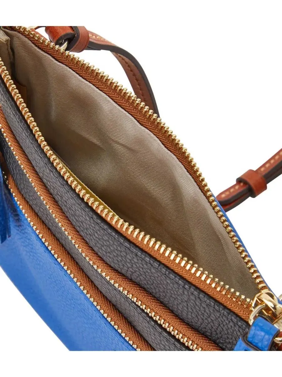 Сумка-кроссбоди с тройной молнией Infield New York Mets Dooney & Bourke — 2
