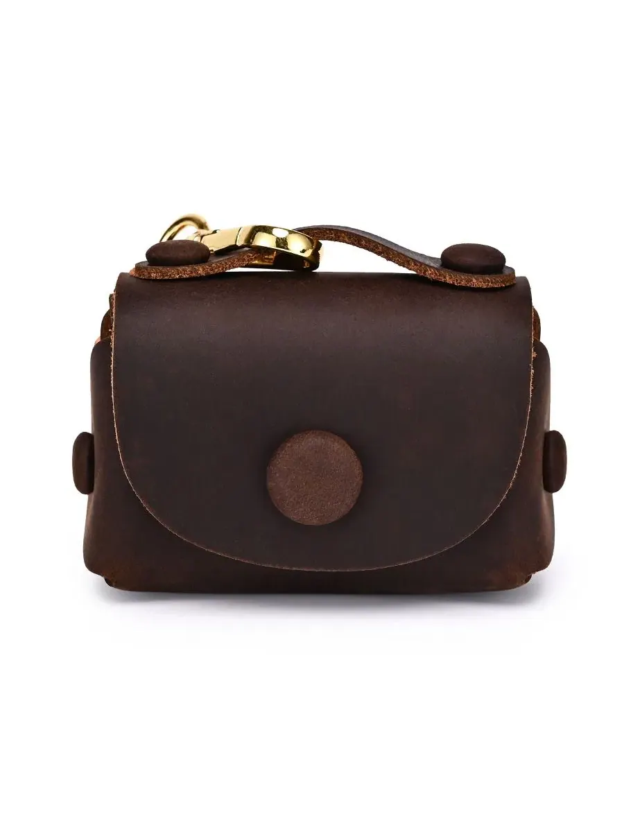Миниатюрный брелок ручной работы Satch Mini Old Trend — изображение 2 из 8, коричневый
