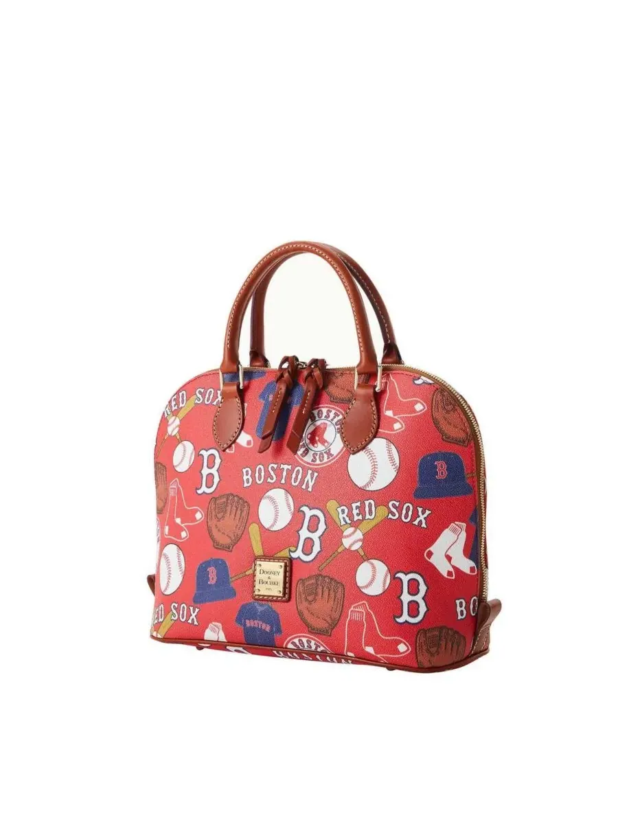 Dooney & Bourke Сумка-мессенджер на молнии для игрового дня команды Boston Red Sox — 3