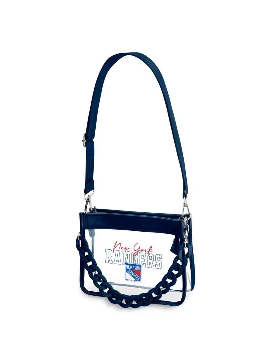Мини-сумка через плечо с пластиковой цепочкой New York Rangers Wear By Erin Andrews — 1