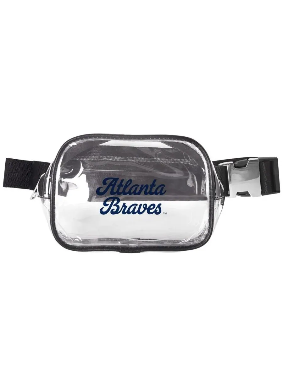 Logo Brands Прозрачная поясная сумка Atlanta Braves — 1