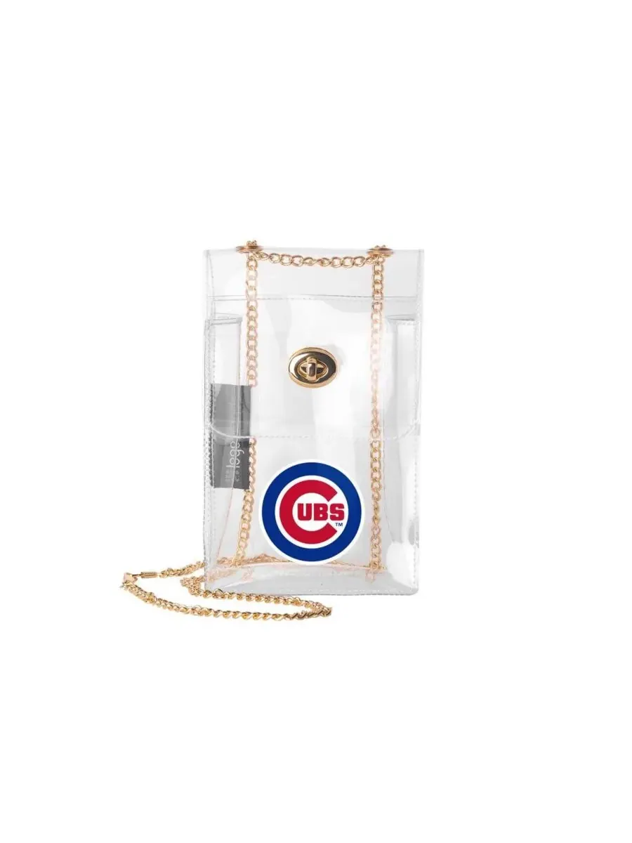 Logo Brands Прозрачная сумка через плечо Chicago Cubs