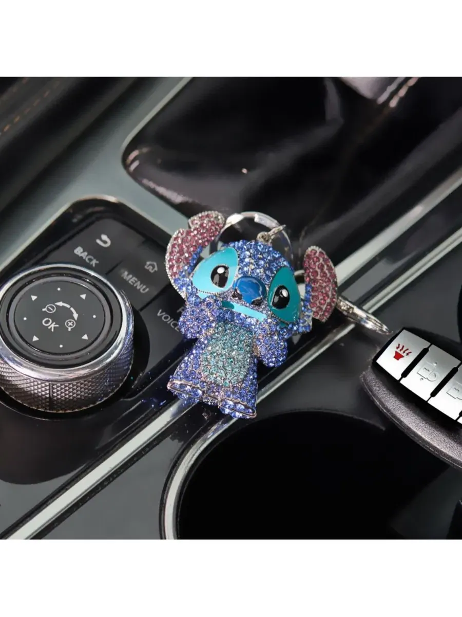 Брелок Stitch Pave 3D Bling - украшение для сумки, аксессуар для рюкзака, коллекционный подарочный — изображение 3 из 7