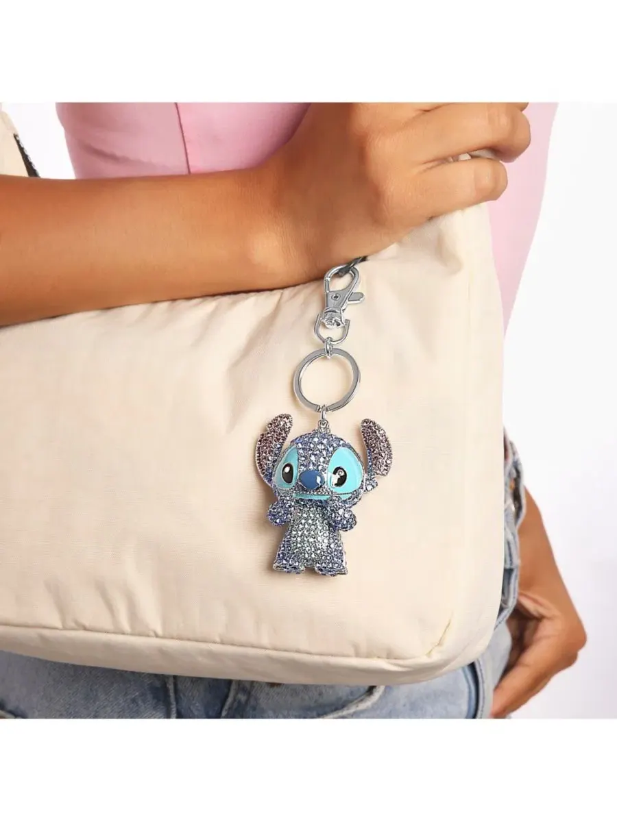 Брелок Stitch Pave 3D Bling - украшение для сумки, аксессуар для рюкзака, коллекционный подарочный — изображение 4 из 7