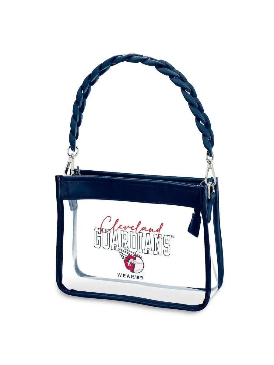 Пластиковая сумка-кроссбоди с цепочкой Cleveland Guardians WEAR by Erin Andrews — 3