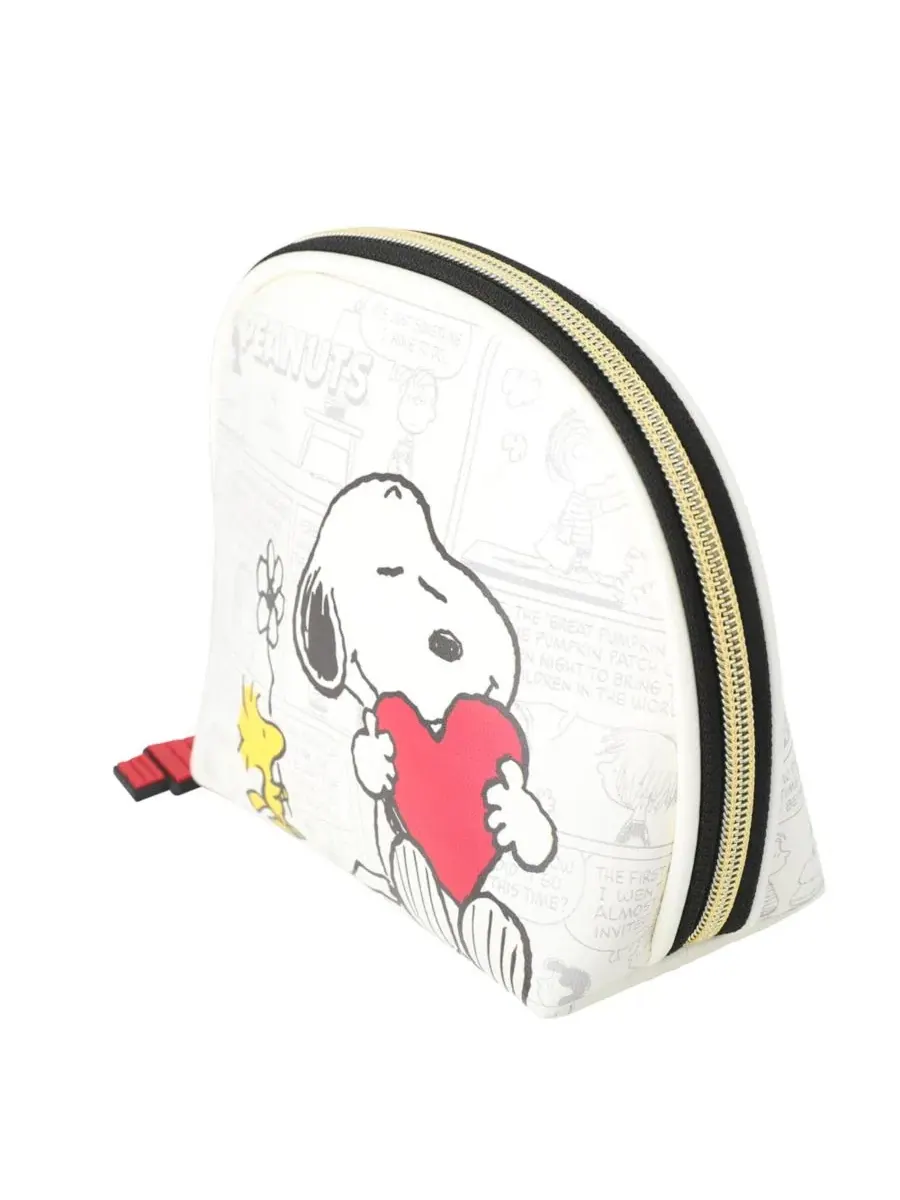 Косметичка Снупи, на молнии, с комиксным принтом Peanuts — изображение 2 из 6, прозрачный/серебристый