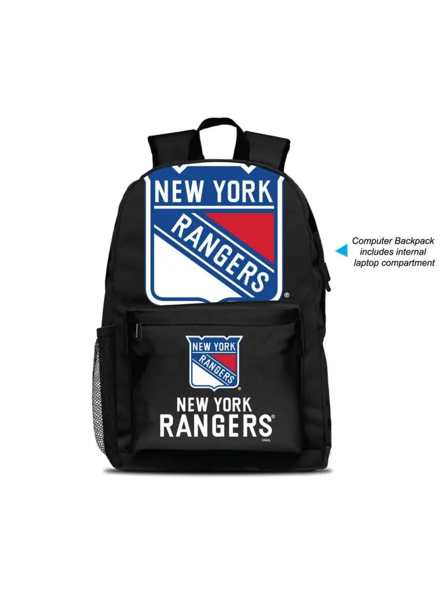 Большой фанатский рюкзак с логотипом New York Rangers Mojo