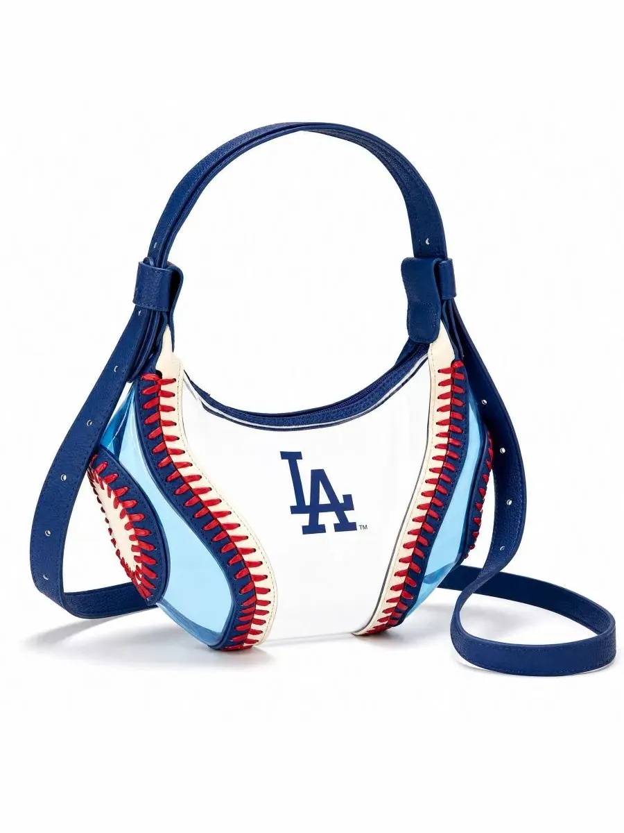 Сумка-шопер прозрачная с вышивкой логотипа Los Angeles Dodgers Montana West — 4