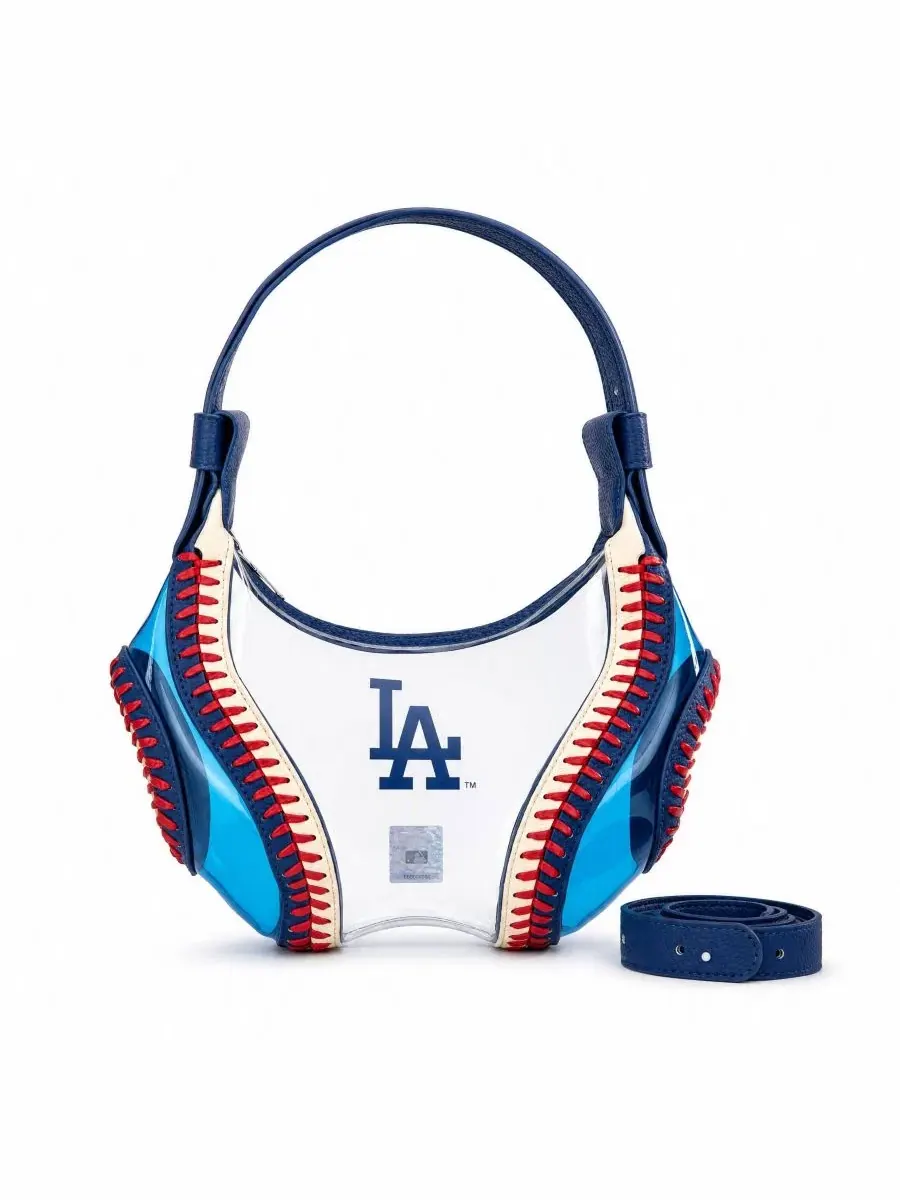 Сумка-шопер прозрачная с вышивкой логотипа Los Angeles Dodgers Montana West — 5
