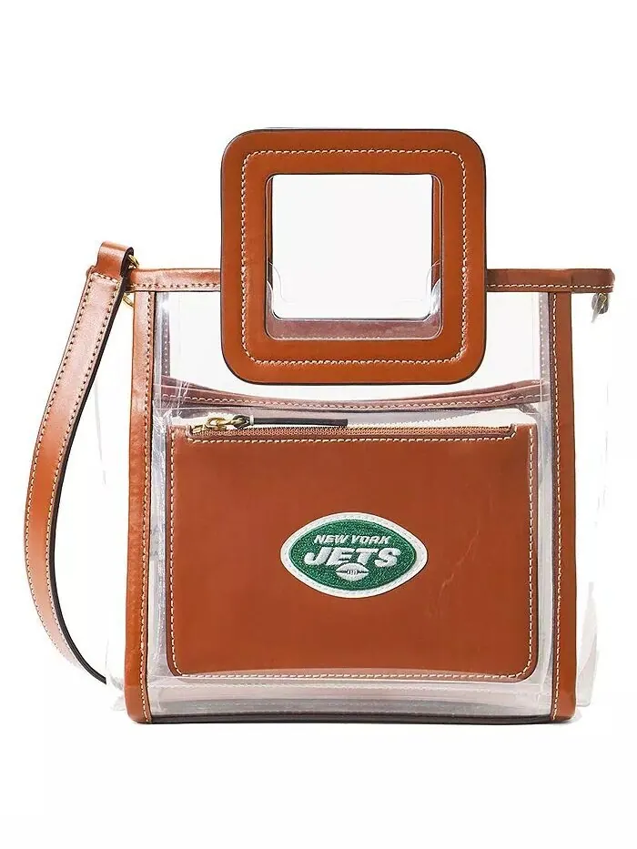 Женская прозрачная мини-сумка Shirley New York Jets Staud — без цвета