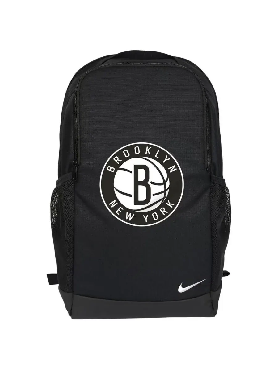 Nike Черный рюкзак Brooklyn Nets Brasilia