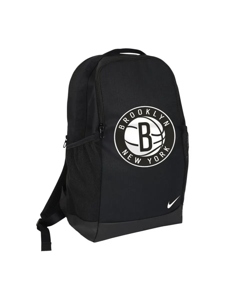 Nike Черный рюкзак Brooklyn Nets Brasilia — изображение 2 из 4