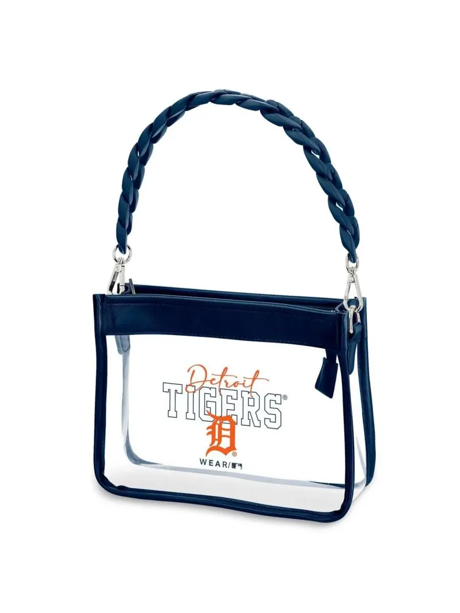 Мини-сумка через плечо с пластиковой цепочкой с символикой команды Detroit Tigers Wear By Erin — 3
