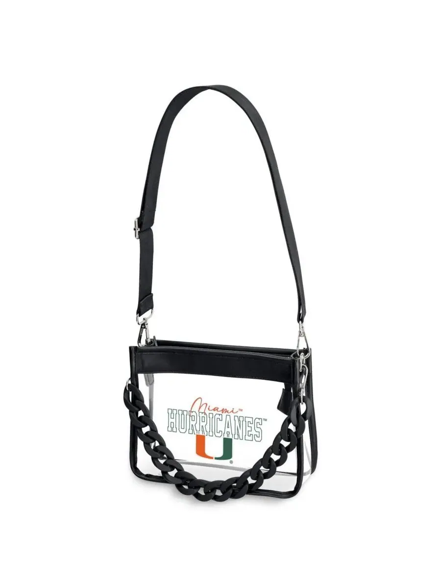 Мини-кроссбоди с цепочкой Miami Hurricanes WEAR by Erin Andrews — 1