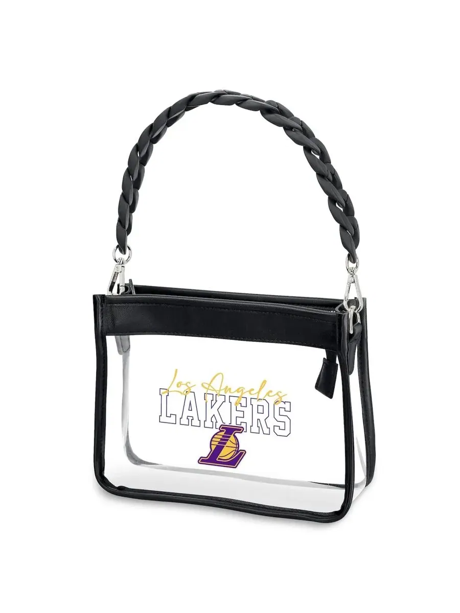 Пластиковая сумка-кроссбоди с принтом Los Angeles Lakers WEAR by Erin Andrews — 3