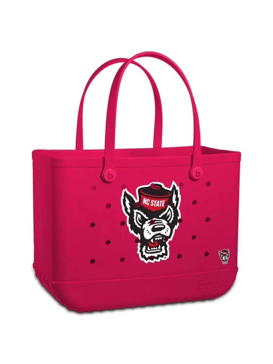 Сумка-шопер Bogg Bag с принтом NC State Wolfpack, Original Large Bogg Bag — 1