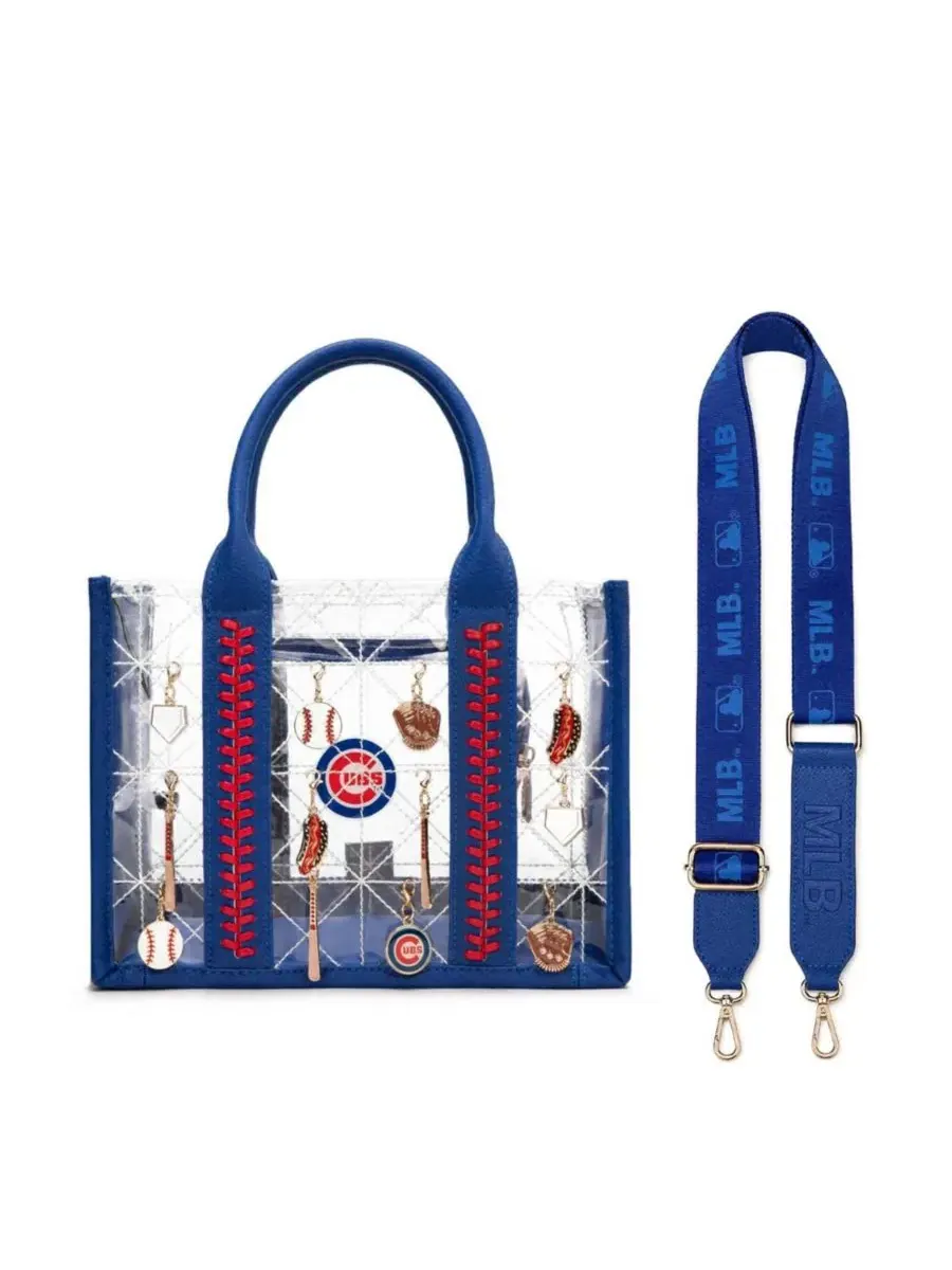 Сумка-тоут с принтом Chicago Cubs и цепочкой Montana West — 6