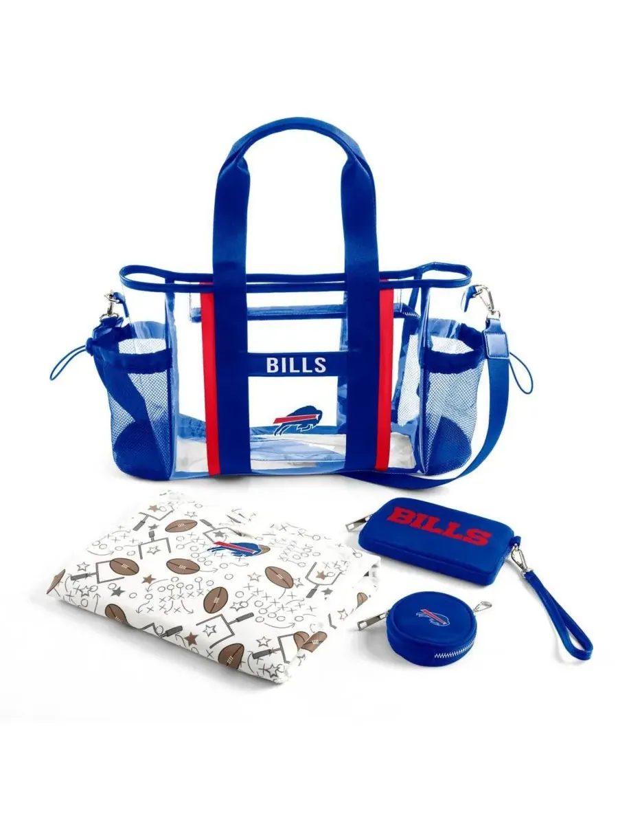 WEAR by Erin Andrews Прозрачная сумка для детских вещей Buffalo Bills — 1