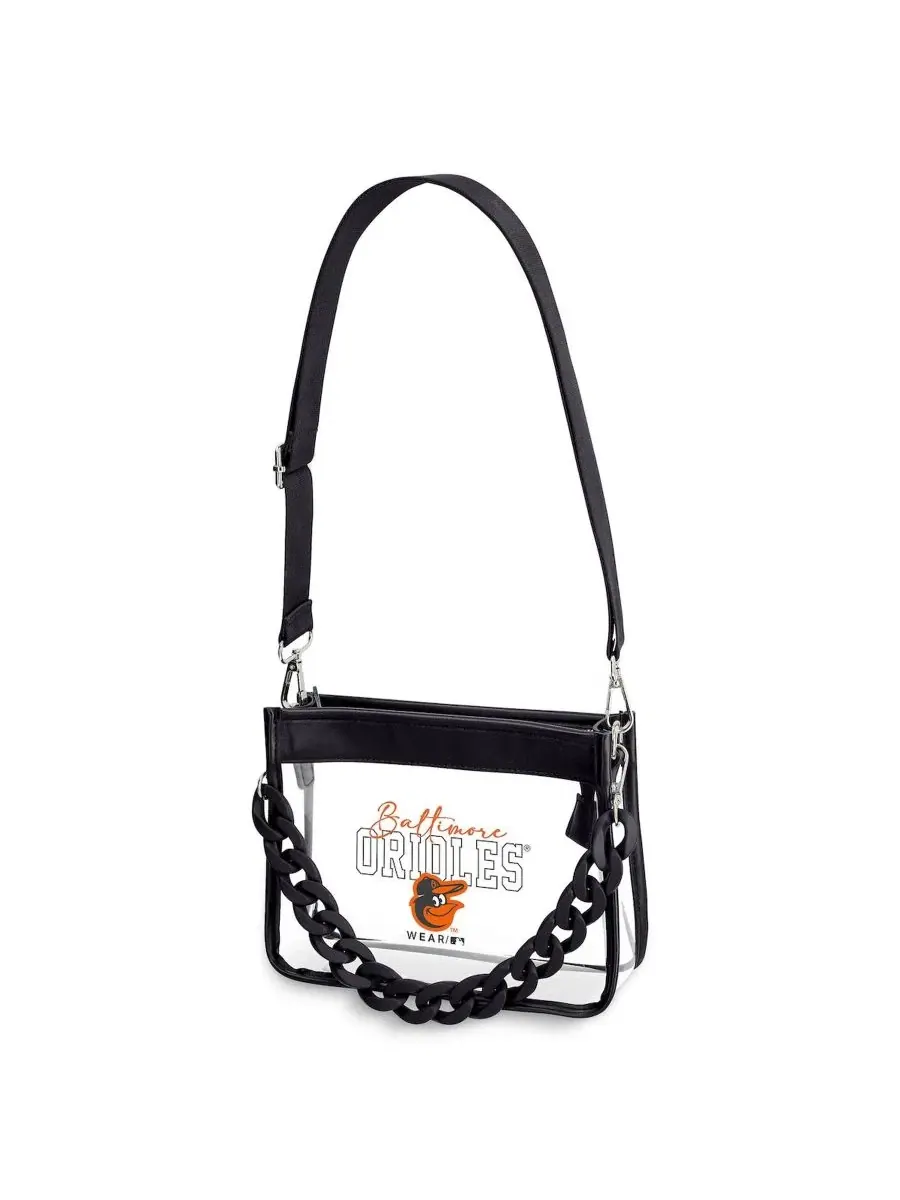 Мини-сумка кросс-боди из пластика с цепочкой Baltimore Orioles WEAR by Erin Andrews — 1