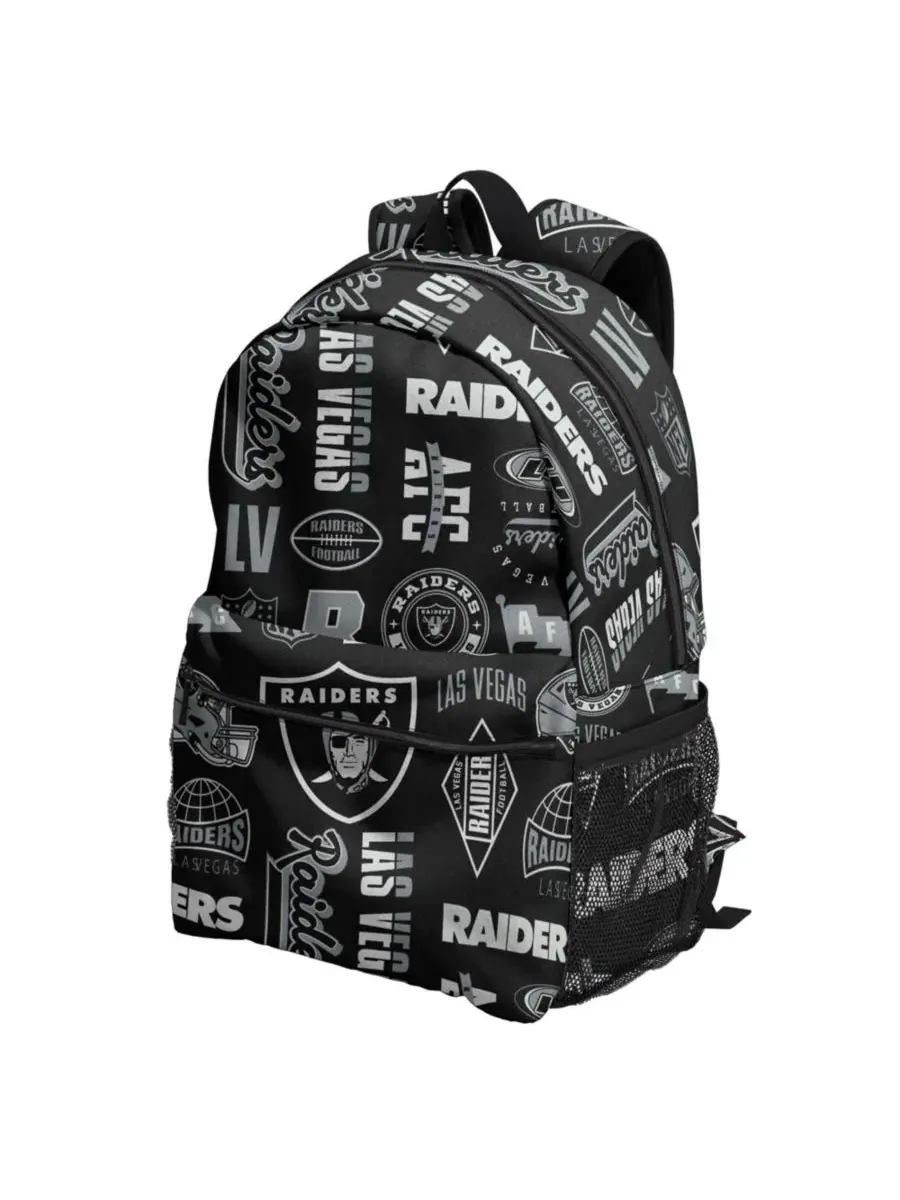 Рюкзак с ланч-боксом Las Vegas Raiders Outerstuff — изображение 2 из 6, черный