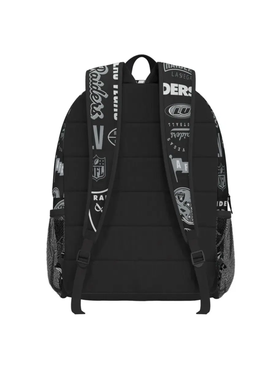 Рюкзак с ланч-боксом Las Vegas Raiders Outerstuff — изображение 3 из 6, черный