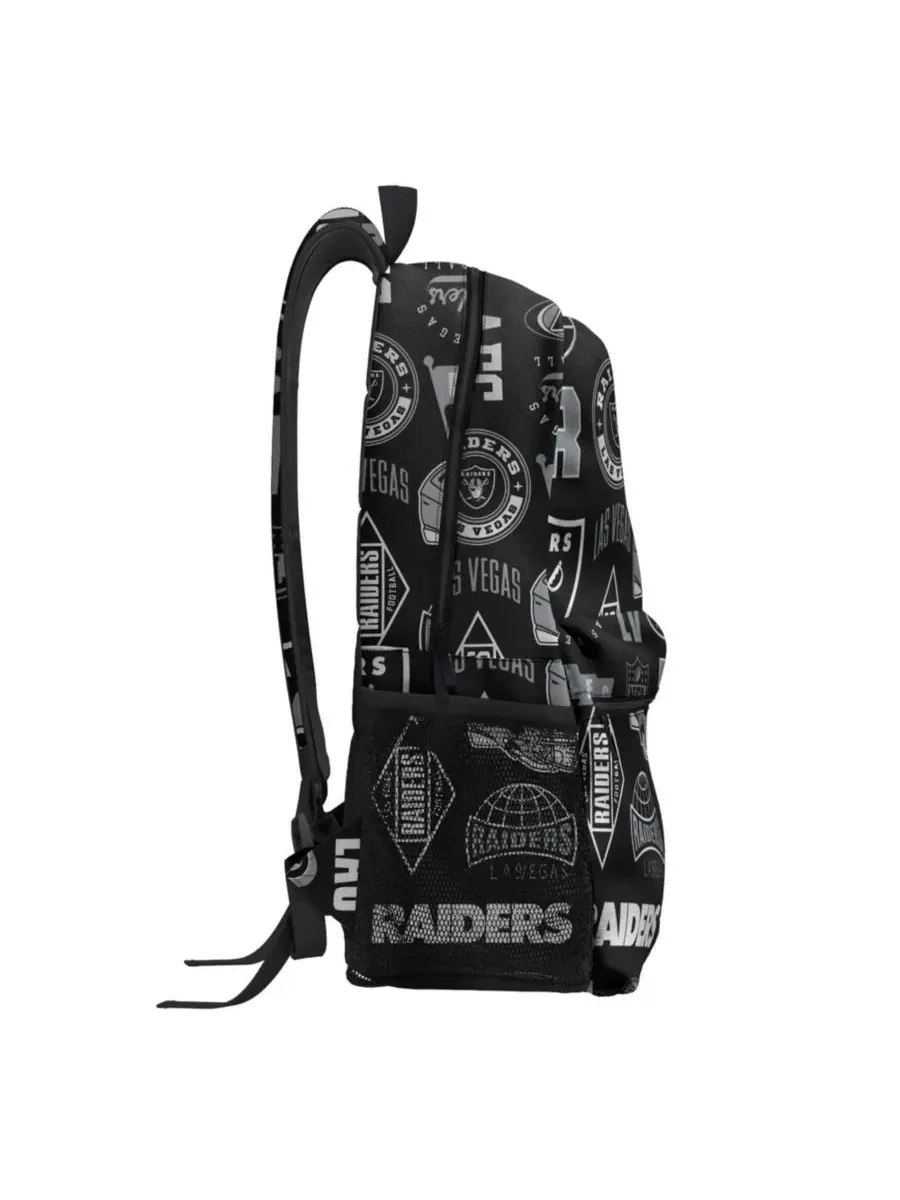 Рюкзак с ланч-боксом Las Vegas Raiders Outerstuff — изображение 4 из 6, черный