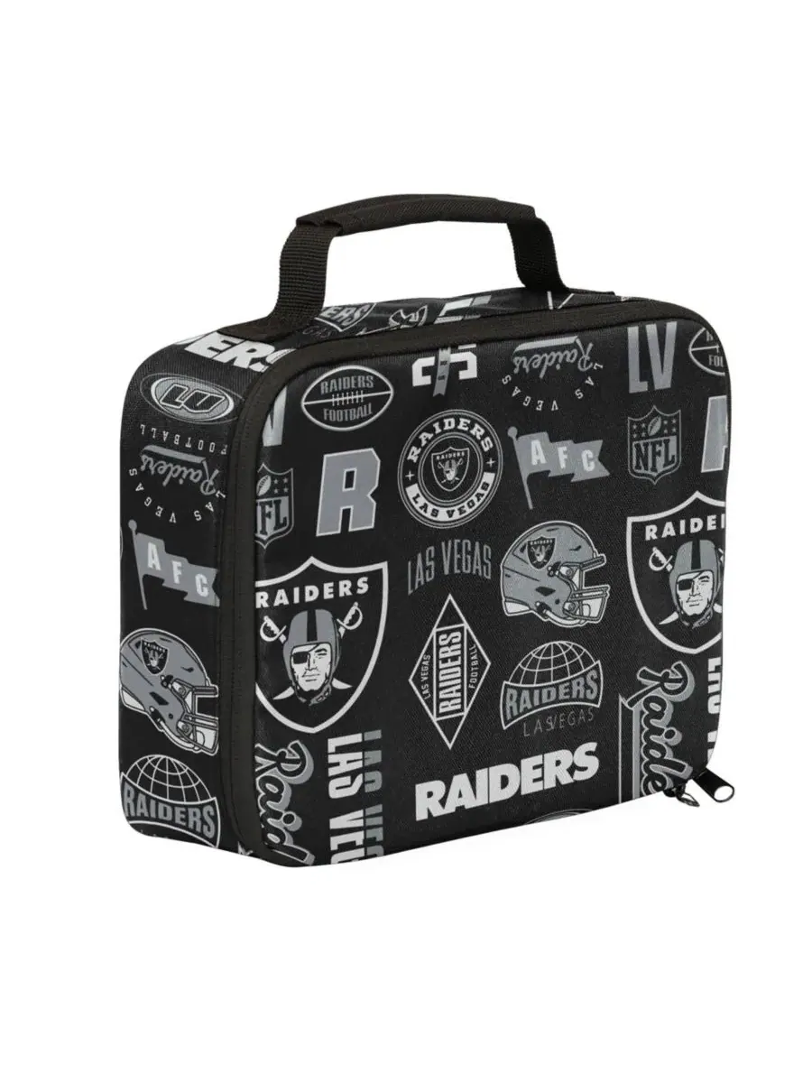 Рюкзак с ланч-боксом Las Vegas Raiders Outerstuff — изображение 5 из 6, черный