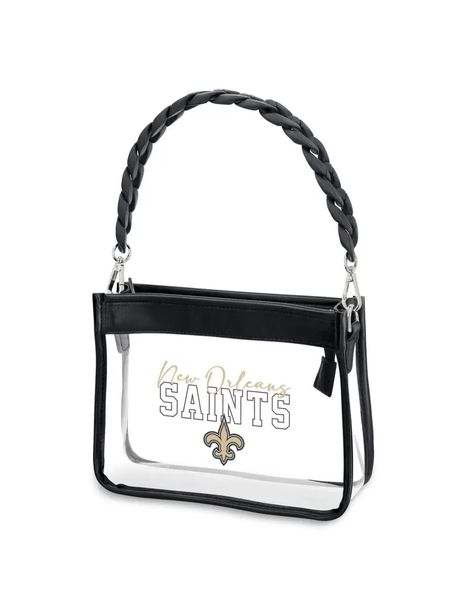 Мини-сумка через плечо с цепочкой New Orleans Saints WEAR by Erin Andrews — 3