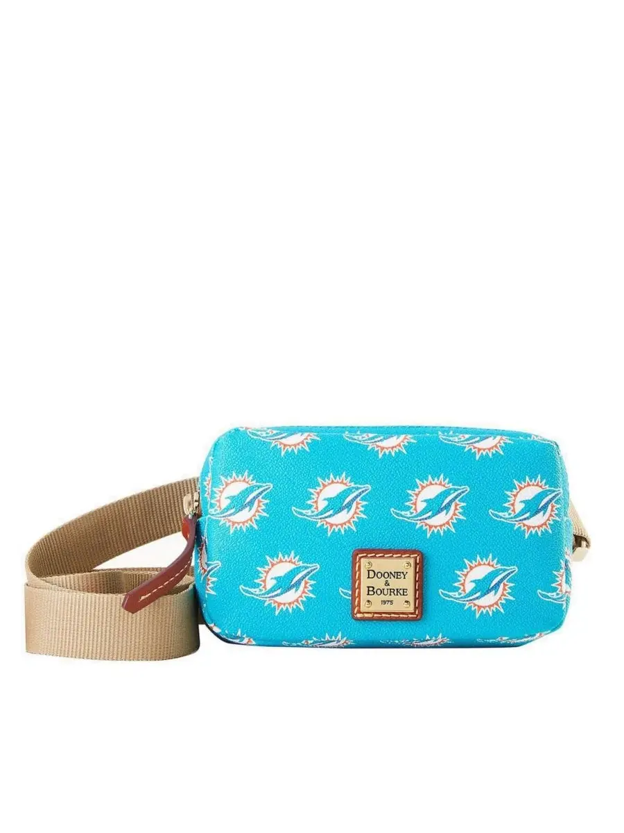 Поясная сумка с принтом команды Miami Dolphins Dooney & Bourke — 1