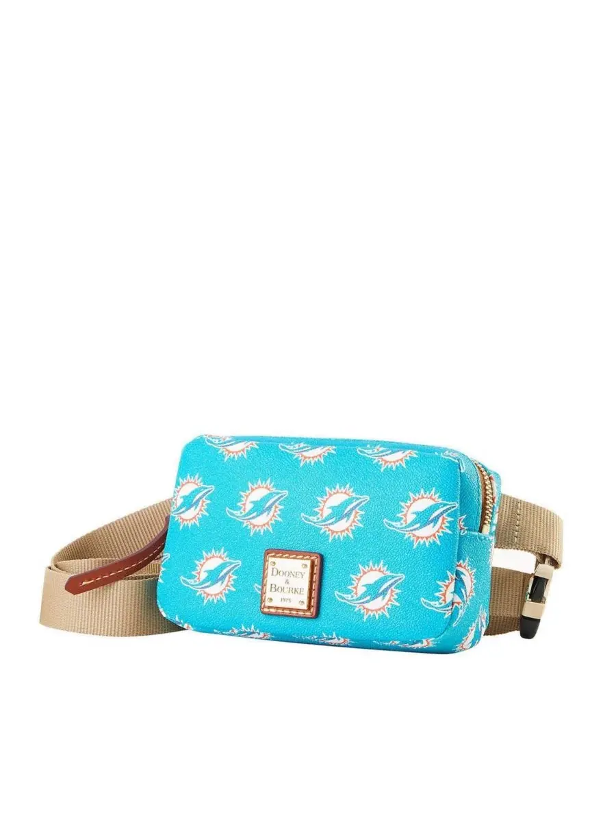 Поясная сумка с принтом команды Miami Dolphins Dooney & Bourke — 4
