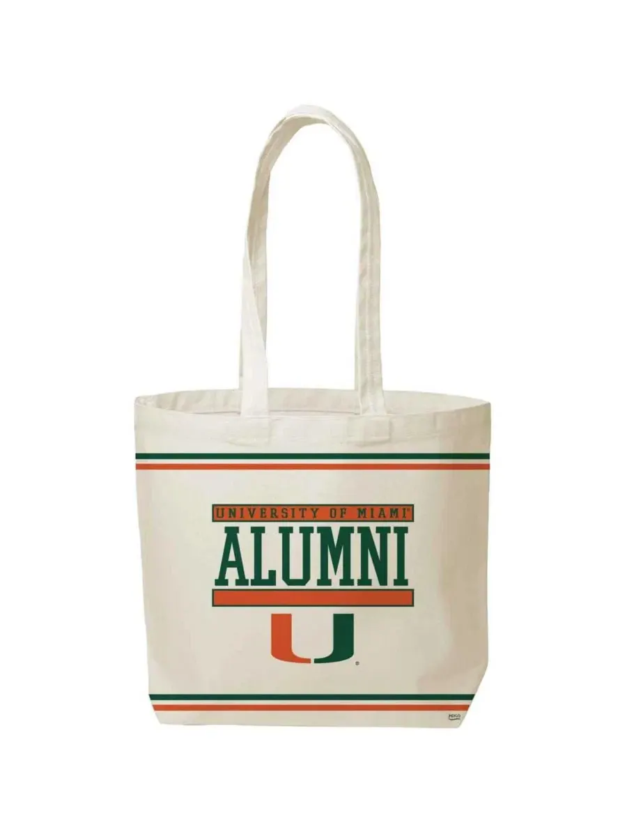 Сумка-шопер с принтом Miami Hurricanes Alumni Daily Grind Indigo Falls — мульти