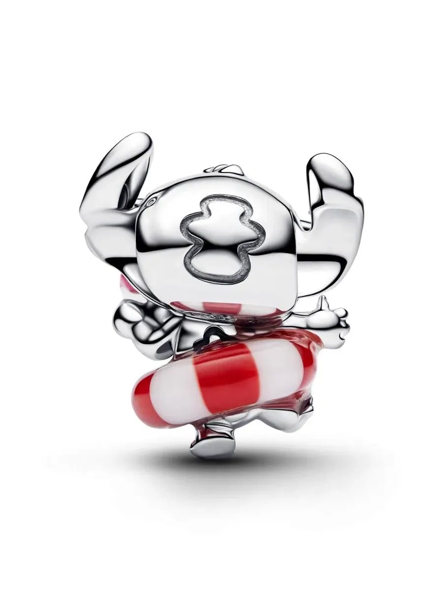 Брелок Disney Stitch Summer Fun Charm Pandora — изображение 2 из 4, серебристый
