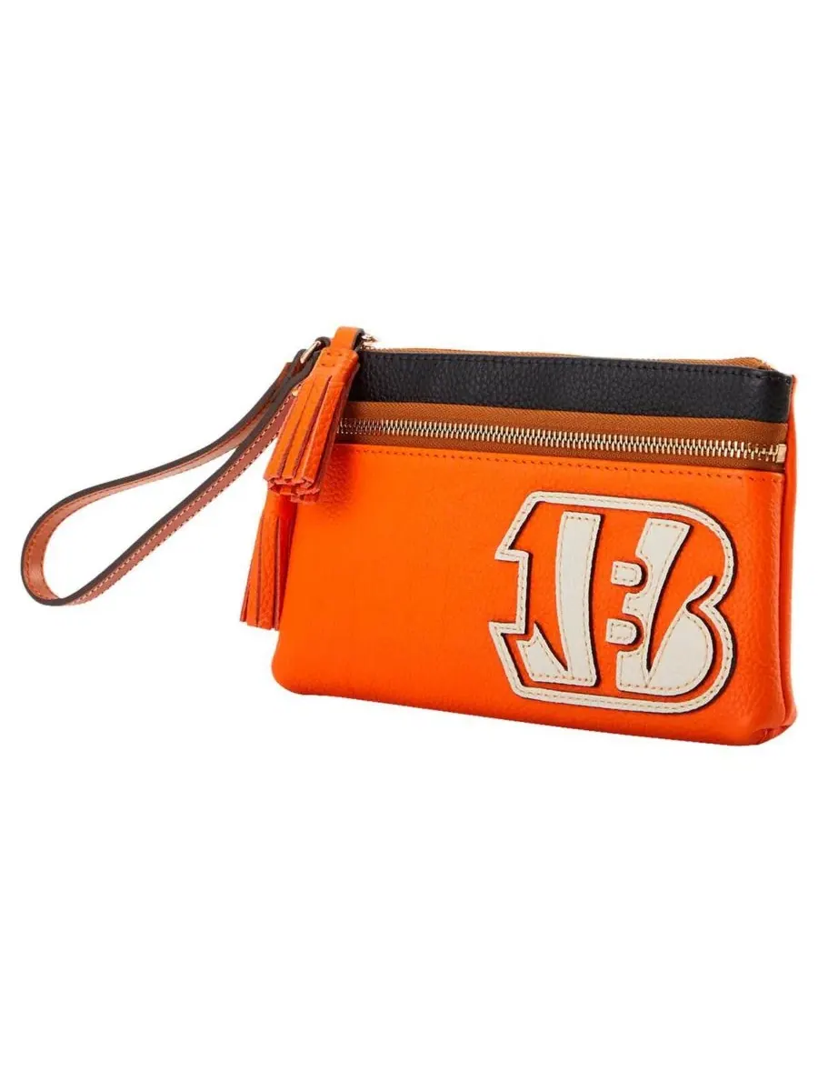 Клатч-вистлет с двумя молниями Infield Double-Zip Wristlet Dooney & Bourke — 4